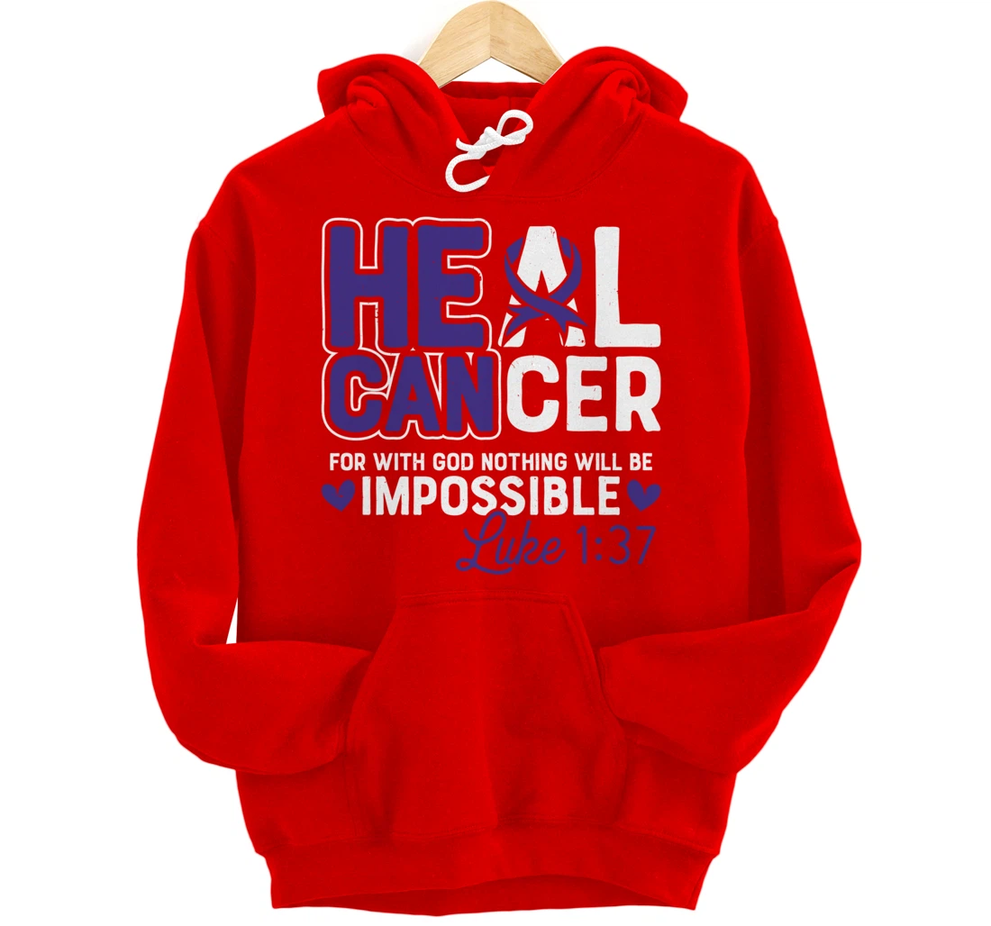 My God is Stronger Than Pancreatic Cancer Survivor Pullover Hoodie