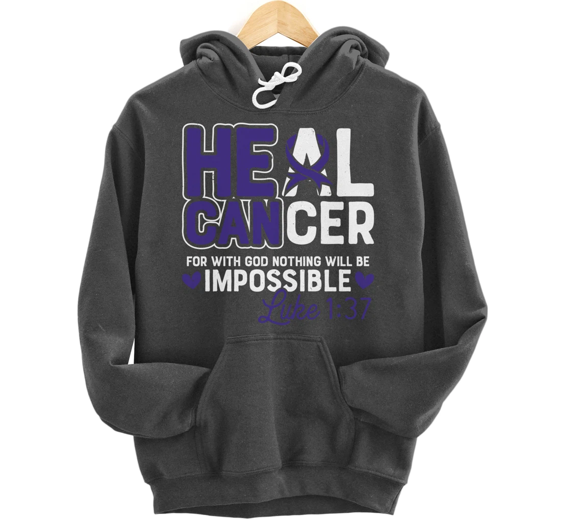 My God is Stronger Than Pancreatic Cancer Survivor Pullover Hoodie