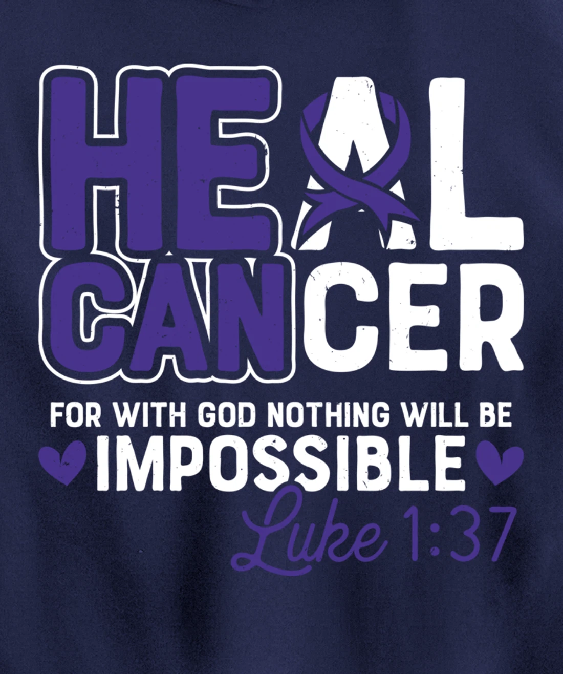 My God is Stronger Than Pancreatic Cancer Survivor Pullover Hoodie