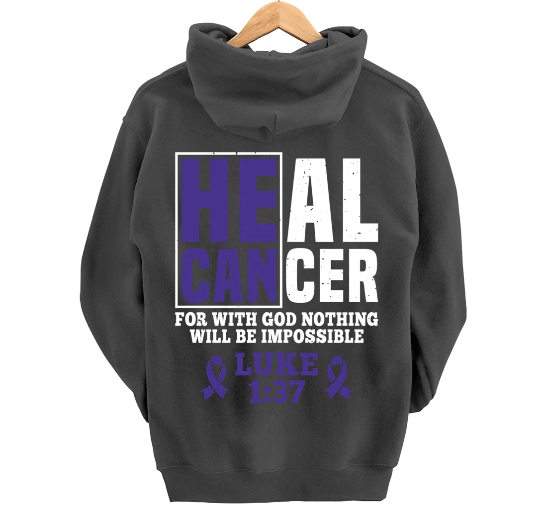 My God is Stronger Than Pancreatic Cancer Survivor Pullover Hoodie