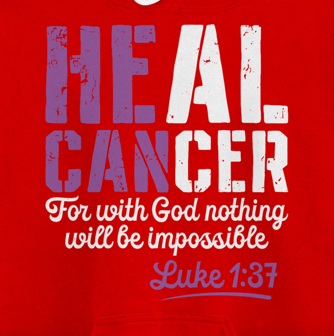 My God is Stronger Than Testicular Cancer Survivor Pullover Hoodie