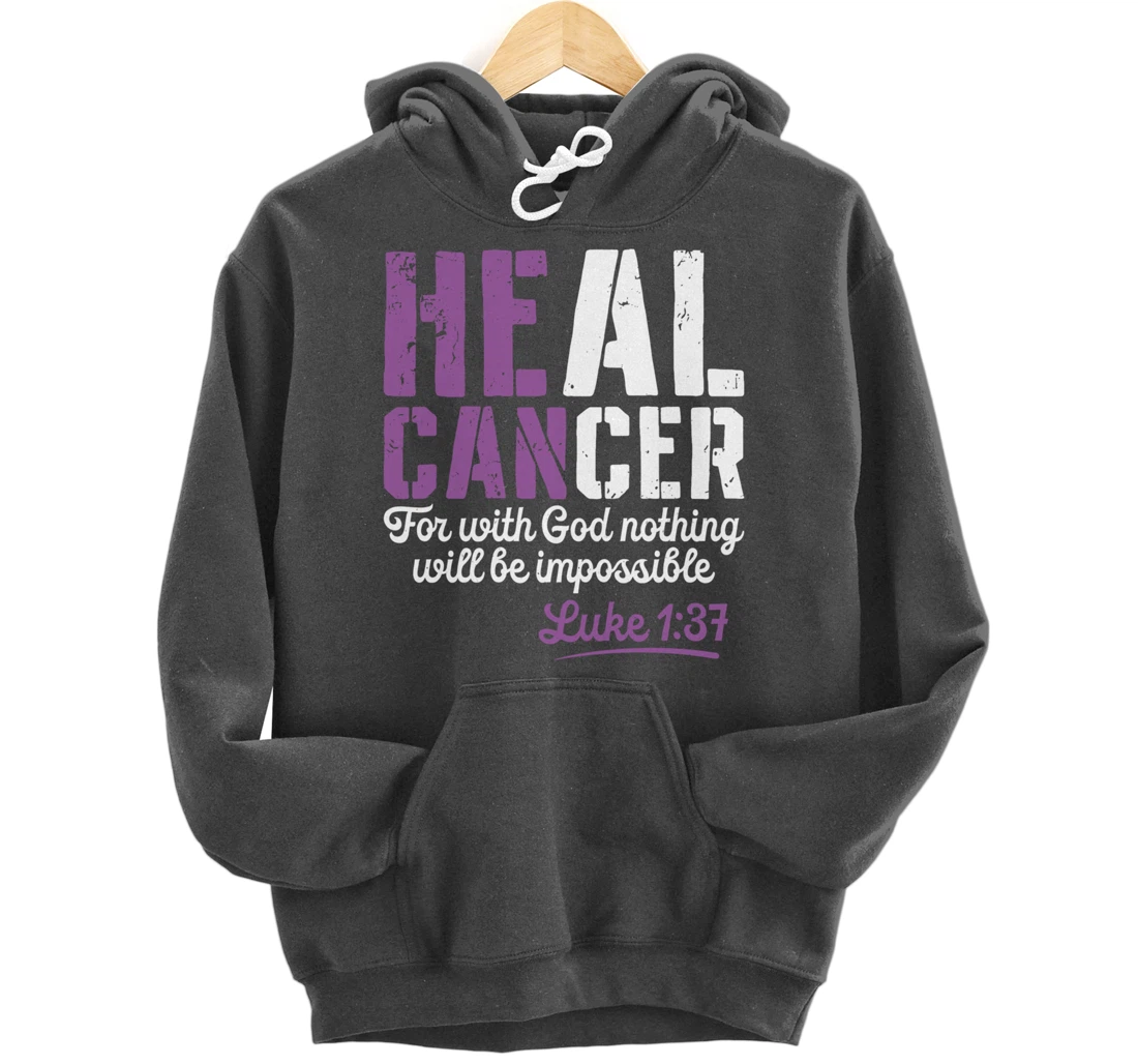 My God is Stronger Than Testicular Cancer Survivor Pullover Hoodie