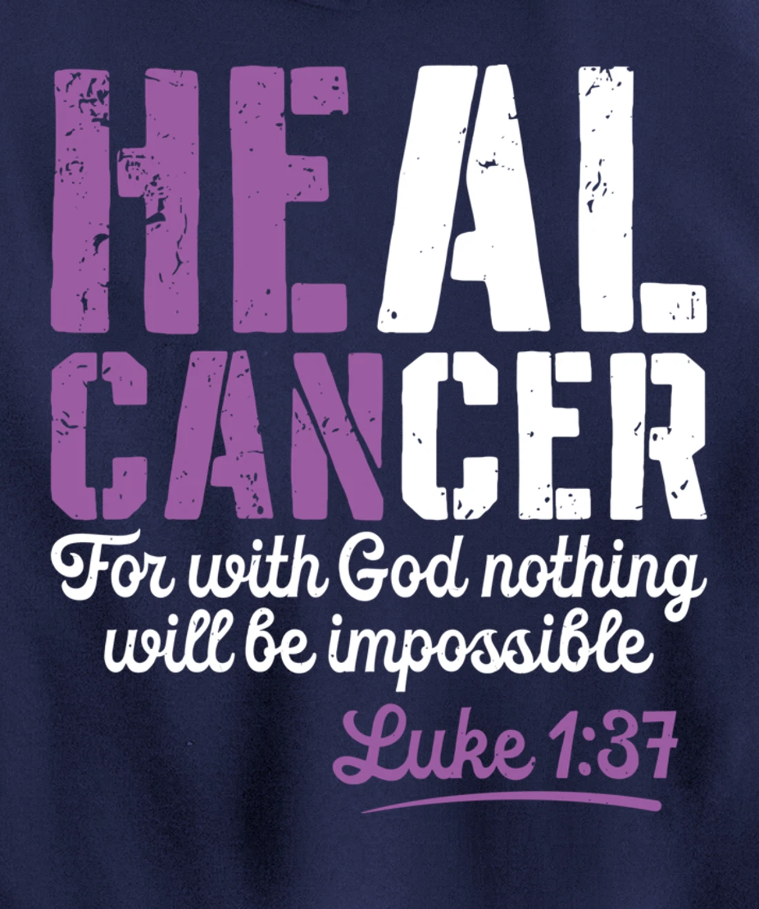 My God is Stronger Than Testicular Cancer Survivor Pullover Hoodie