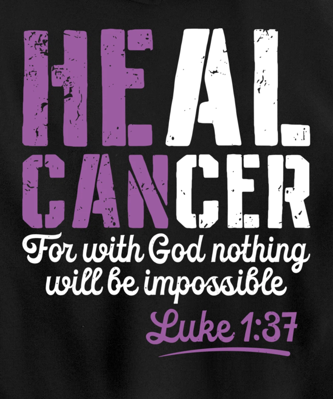 My God is Stronger Than Testicular Cancer Survivor Pullover Hoodie