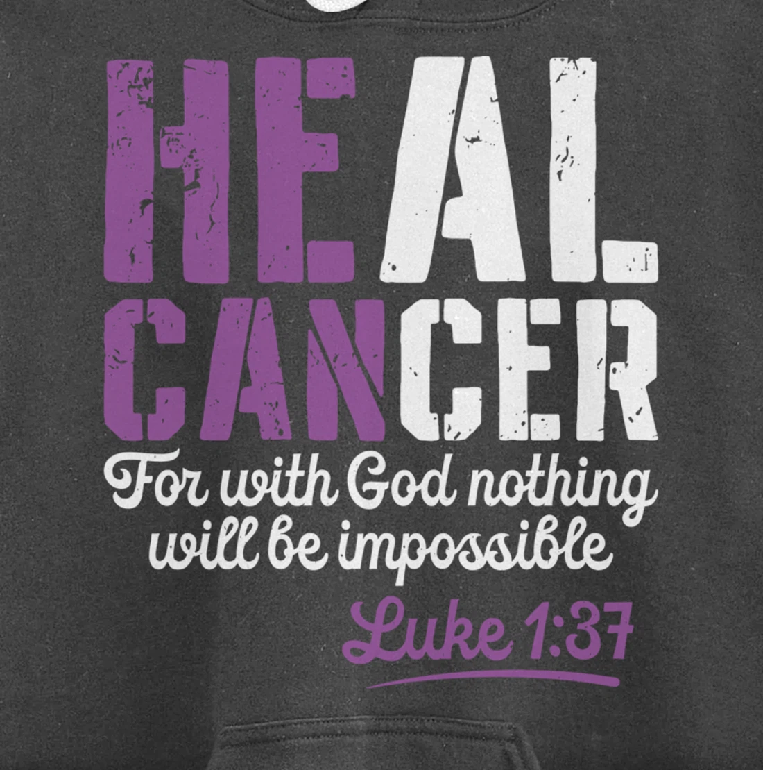 My God is Stronger Than Testicular Cancer Survivor Pullover Hoodie