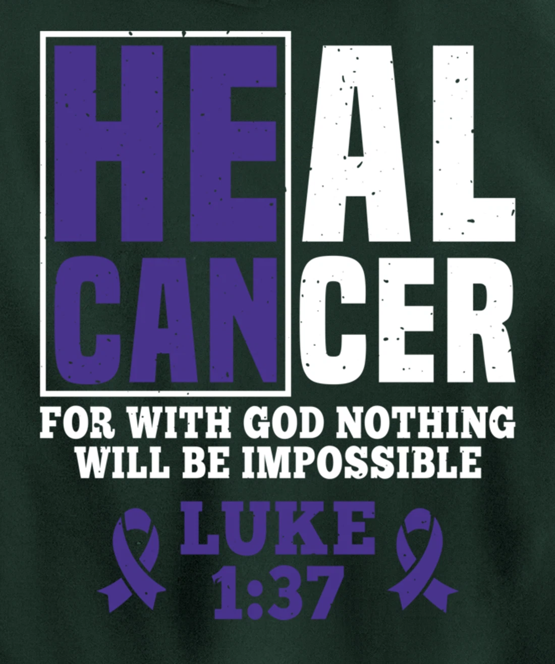 My God is Stronger Than Pancreatic Cancer Survivor Pullover Hoodie