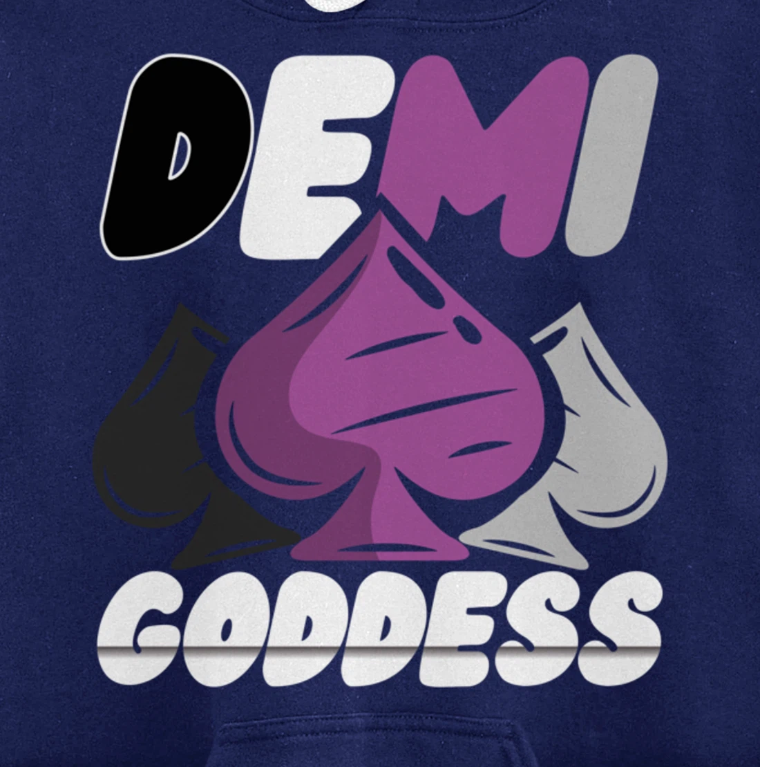 Demi Goddess Proud Demisexual Woman Demisexuality Pride Pullover Hoodie