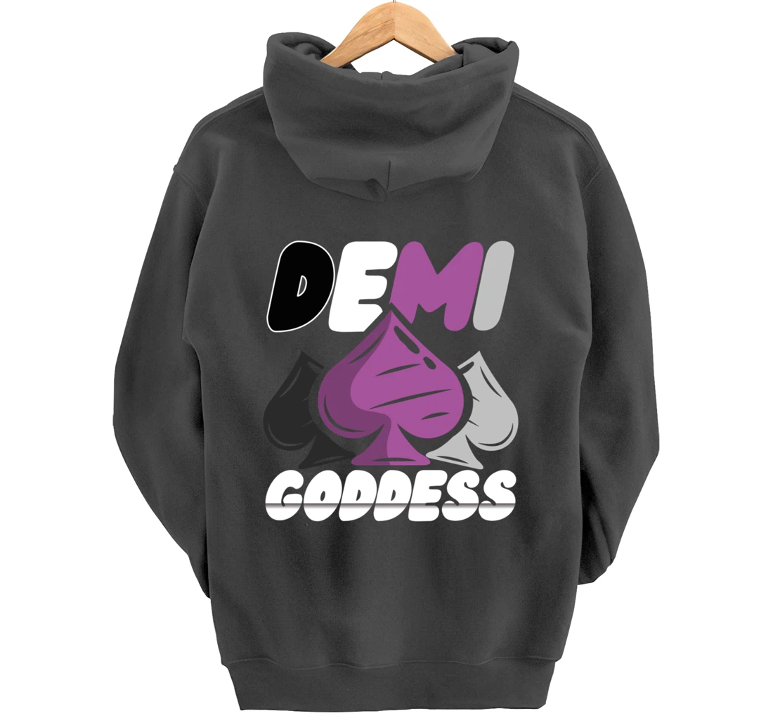 Demi Goddess Proud Demisexual Woman Demisexuality Pride Pullover Hoodie