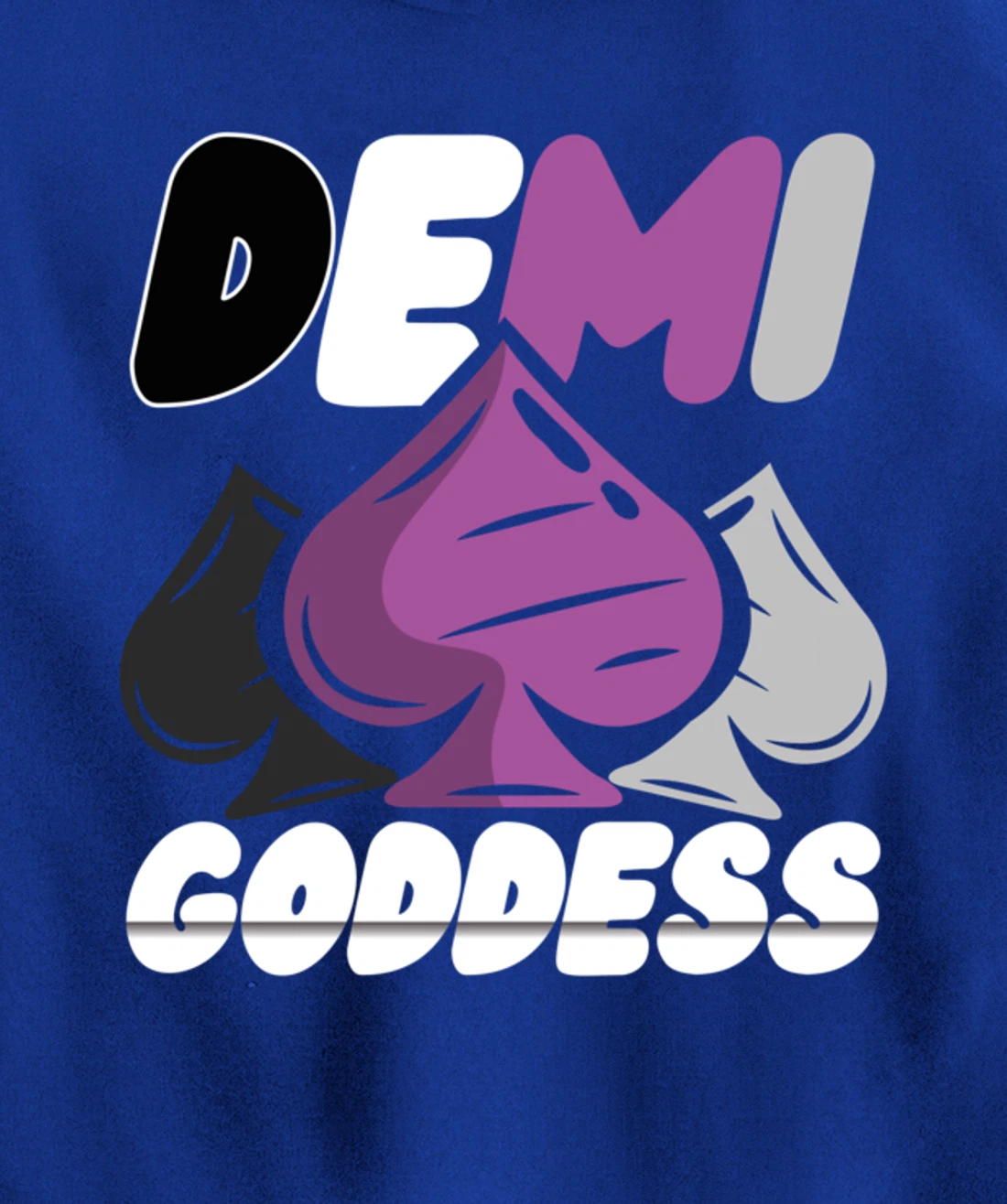 Demi Goddess Proud Demisexual Woman Demisexuality Pride Pullover Hoodie