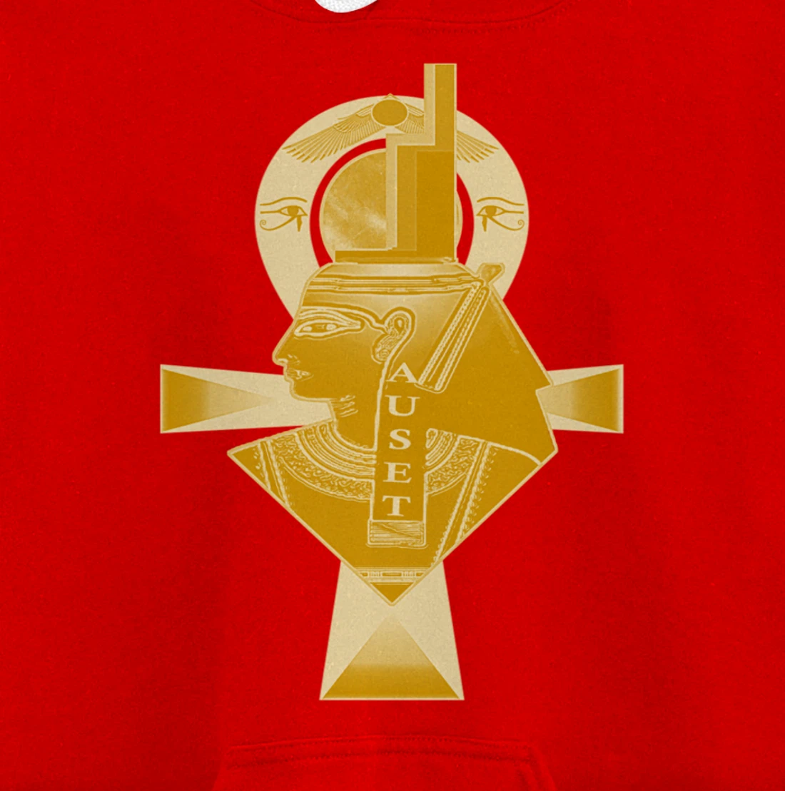 Ancient Egyptian Goddess Isis, Kemetic Neter Auset Pullover Hoodie
