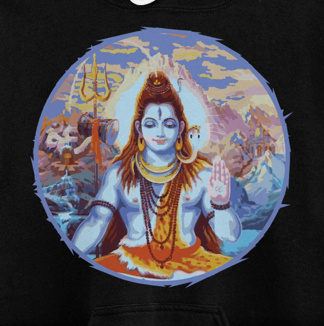 Hindu God Shiva The Destroyer Hinduism Fans Pullover Hoodie