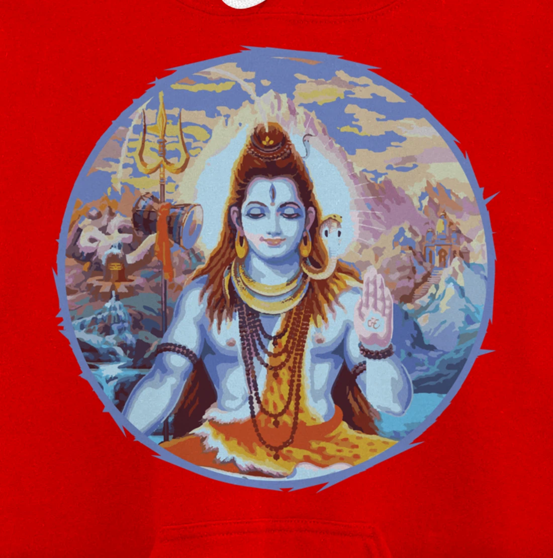 Hindu God Shiva The Destroyer Hinduism Fans Pullover Hoodie