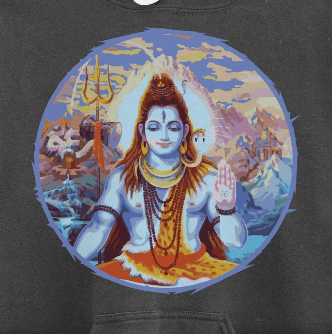 Hindu God Shiva The Destroyer Hinduism Fans Pullover Hoodie