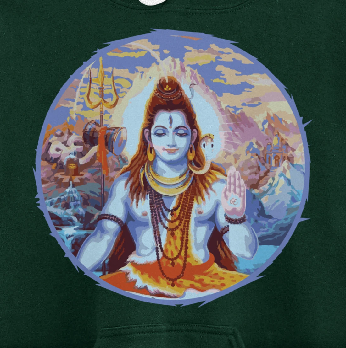 Hindu God Shiva The Destroyer Hinduism Fans Pullover Hoodie