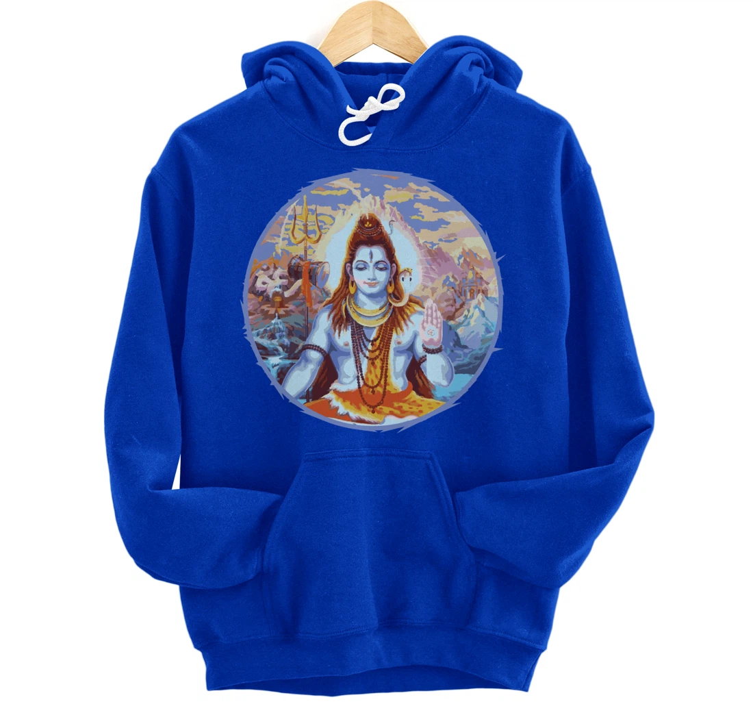 Hindu God Shiva The Destroyer Hinduism Fans Pullover Hoodie