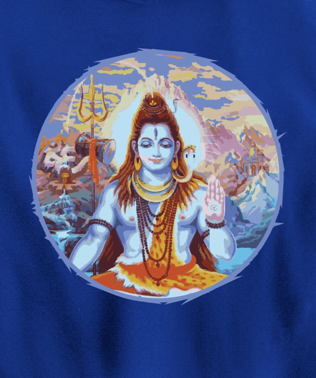 Hindu God Shiva The Destroyer Hinduism Fans Pullover Hoodie
