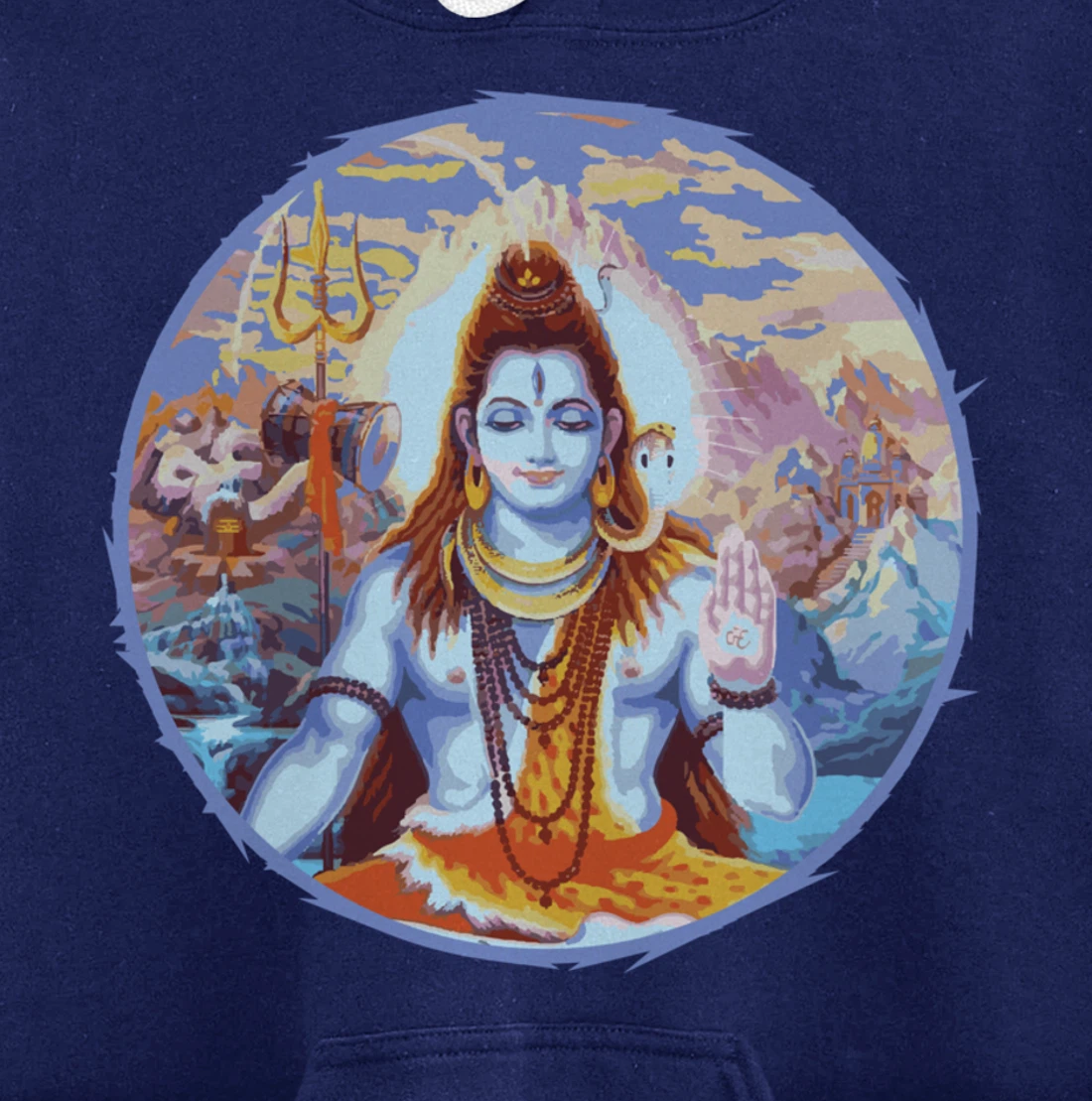 Hindu God Shiva The Destroyer Hinduism Fans Pullover Hoodie