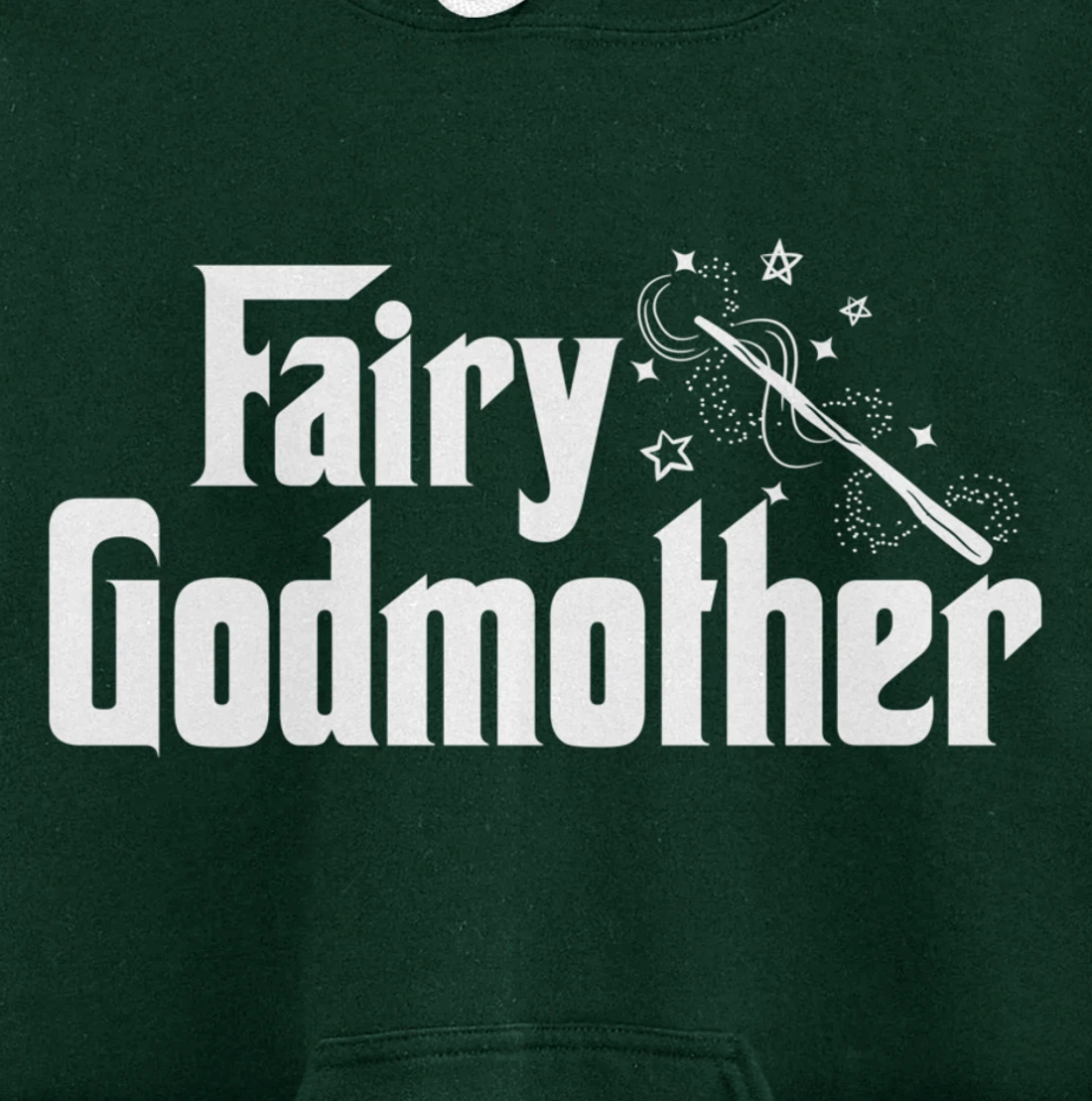 Fairy Godmother | Cute Wand Star Spell Fantasy Gift Pullover Hoodie