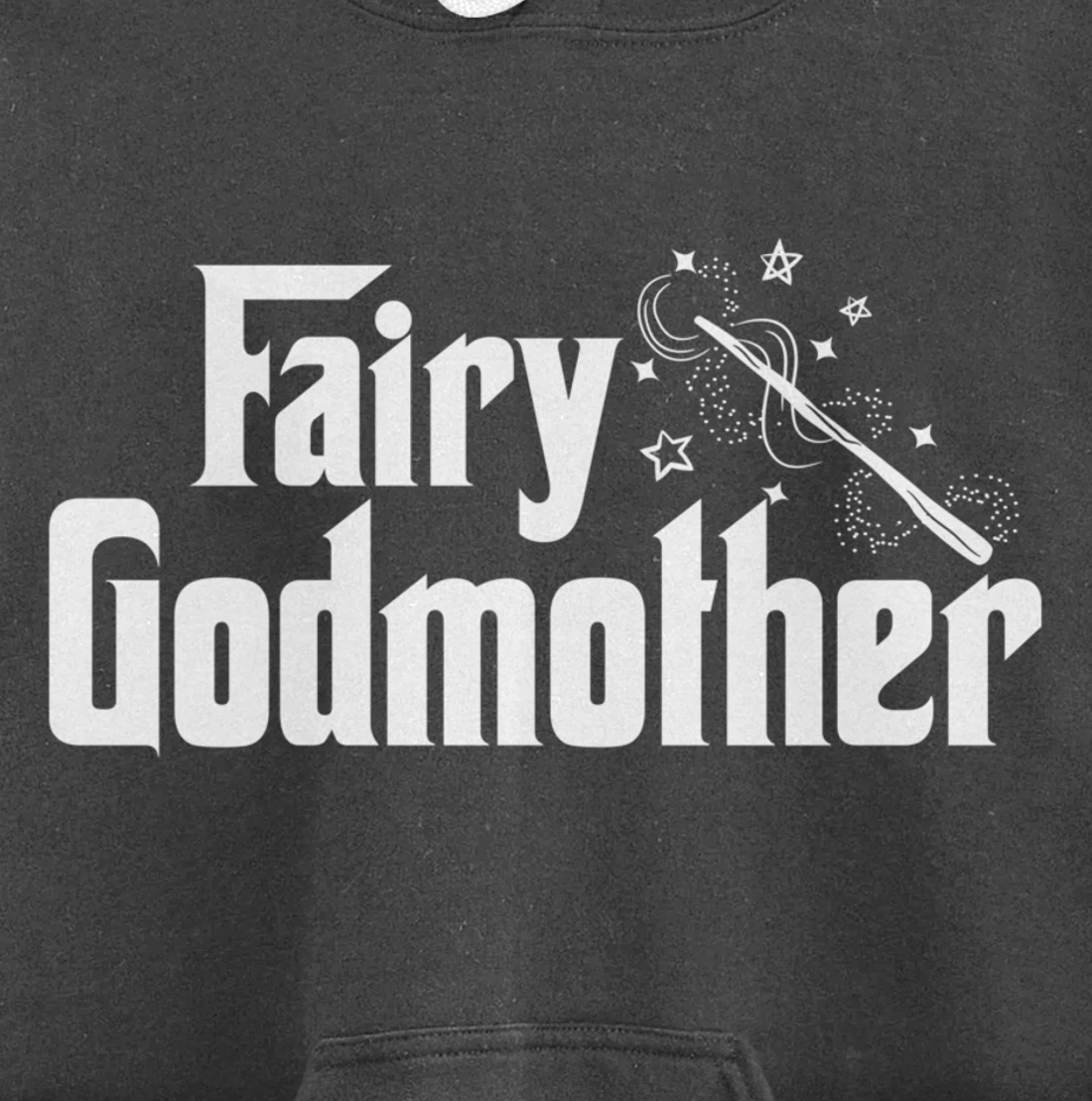 Fairy Godmother | Cute Wand Star Spell Fantasy Gift Pullover Hoodie