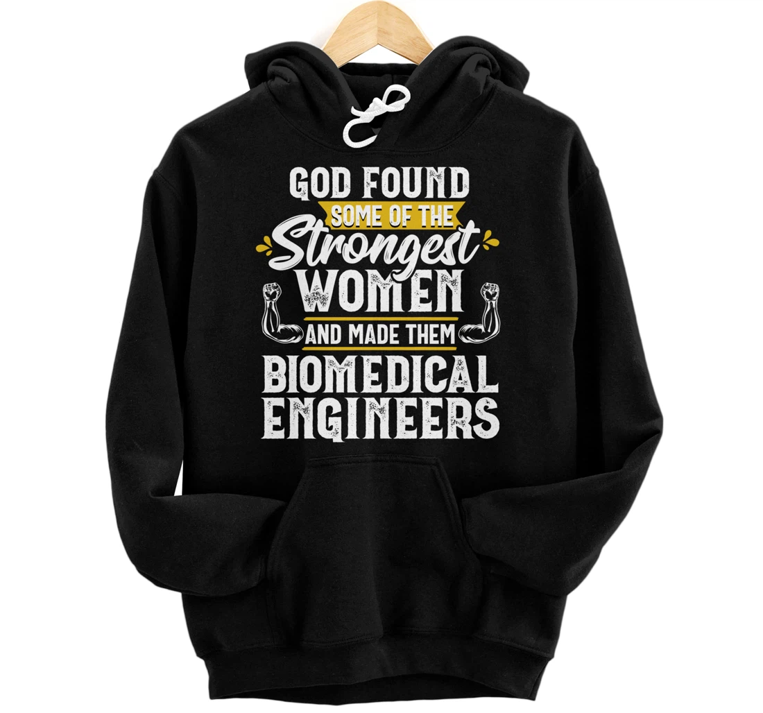 God Found Engineering Biomedical Engineer Gift Women Pullover Hoodie