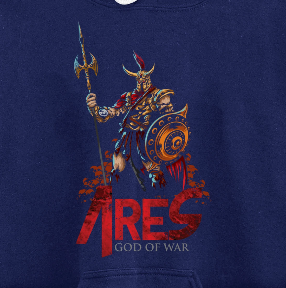 Ares Ancient Greek Mythology Gods of War and Monsters Gift Pullover Hoodie
