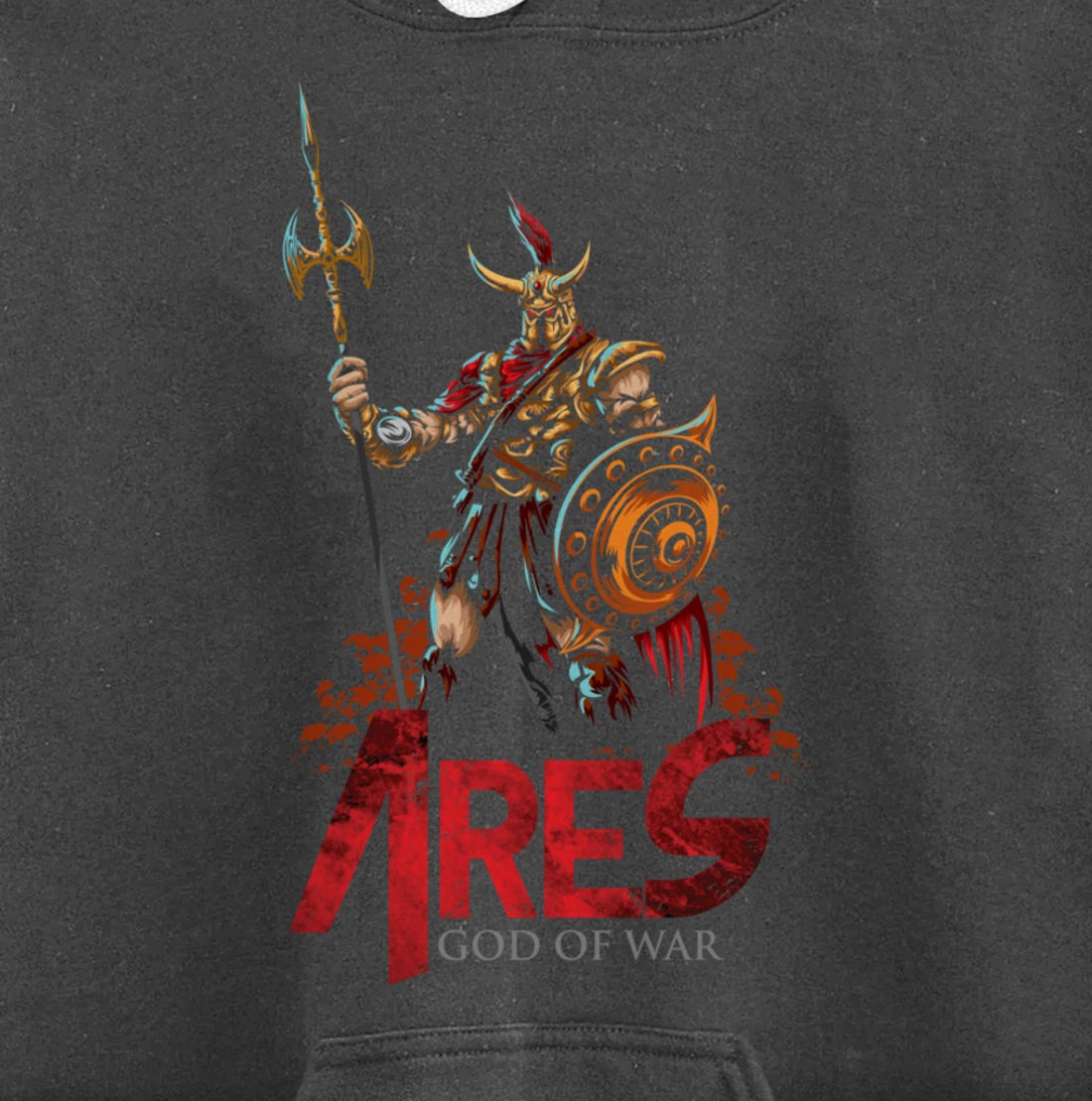 Ares Ancient Greek Mythology Gods of War and Monsters Gift Pullover Hoodie
