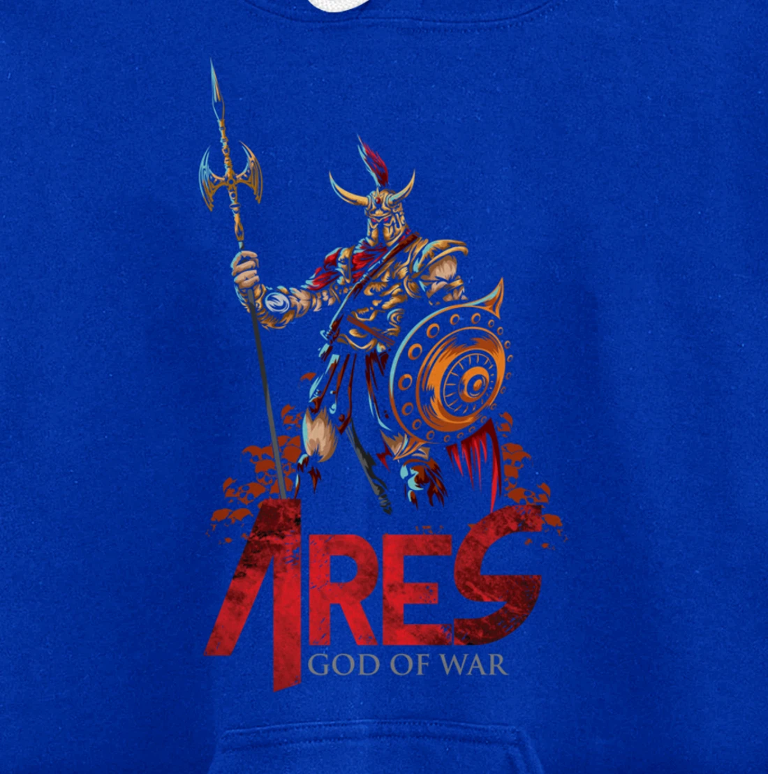 Ares Ancient Greek Mythology Gods of War and Monsters Gift Pullover Hoodie