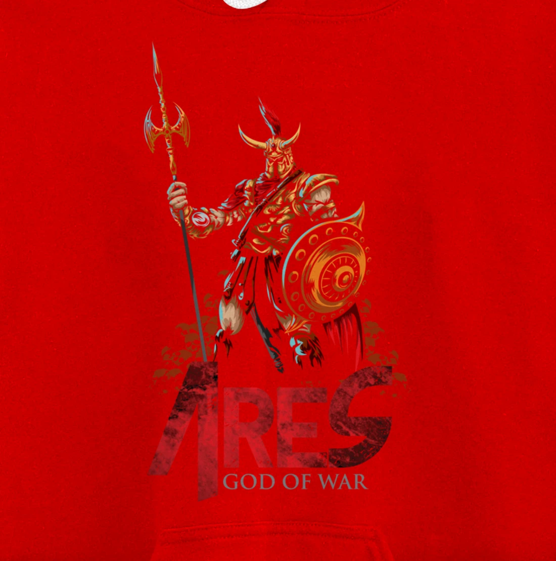 Ares Ancient Greek Mythology Gods of War and Monsters Gift Pullover Hoodie
