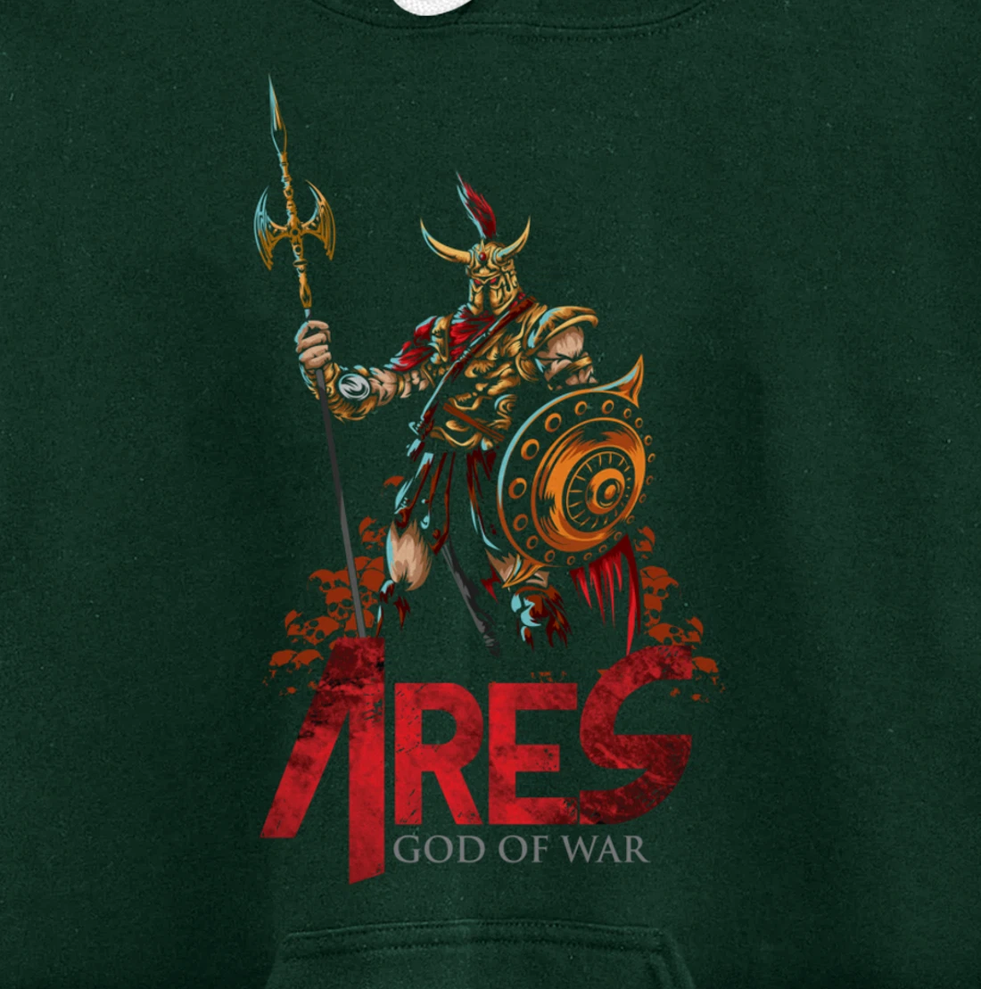 Ares Ancient Greek Mythology Gods of War and Monsters Gift Pullover Hoodie