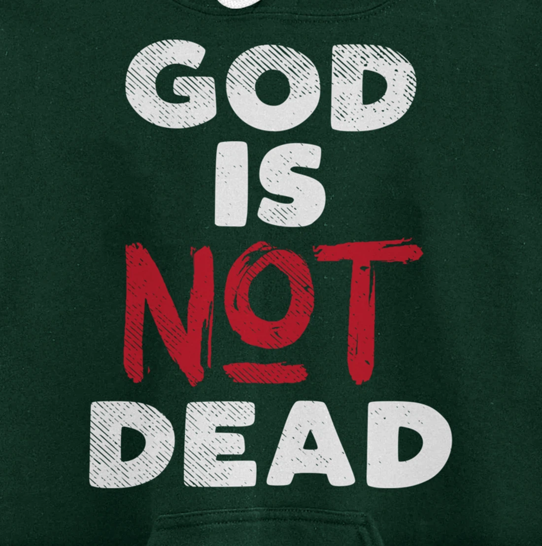 God Is Not Dead Jesus Christ Faith Religious Christian Gift Pullover Hoodie