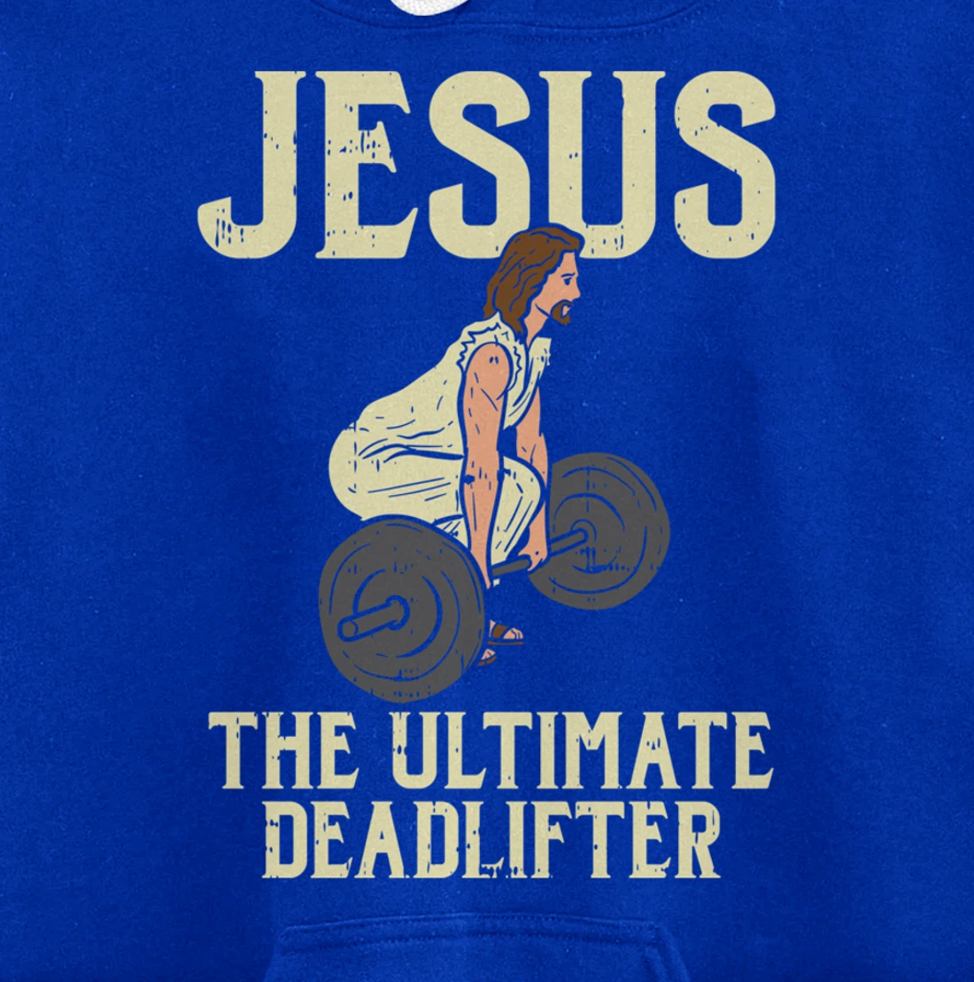 Jesus Deadlift Workout Gym Fitness Funny God Christian Gift Pullover Hoodie