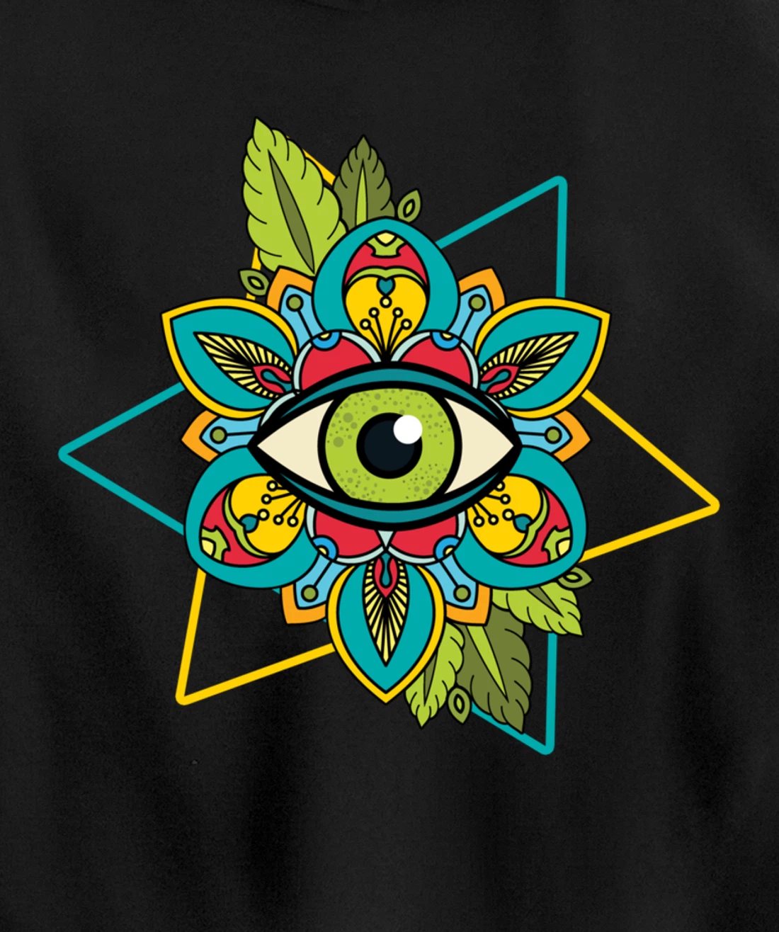 All Seeing Eye Astrology Of God Conspiracy Sign Gift Pullover Hoodie