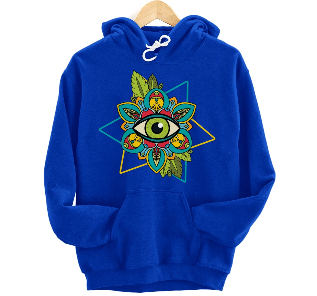 All Seeing Eye Astrology Of God Conspiracy Sign Gift Pullover Hoodie