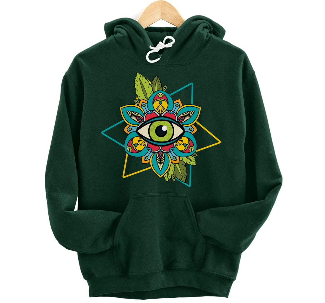 All Seeing Eye Astrology Of God Conspiracy Sign Gift Pullover Hoodie
