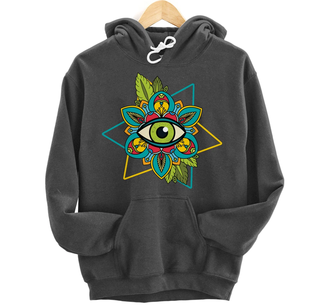 All Seeing Eye Astrology Of God Conspiracy Sign Gift Pullover Hoodie