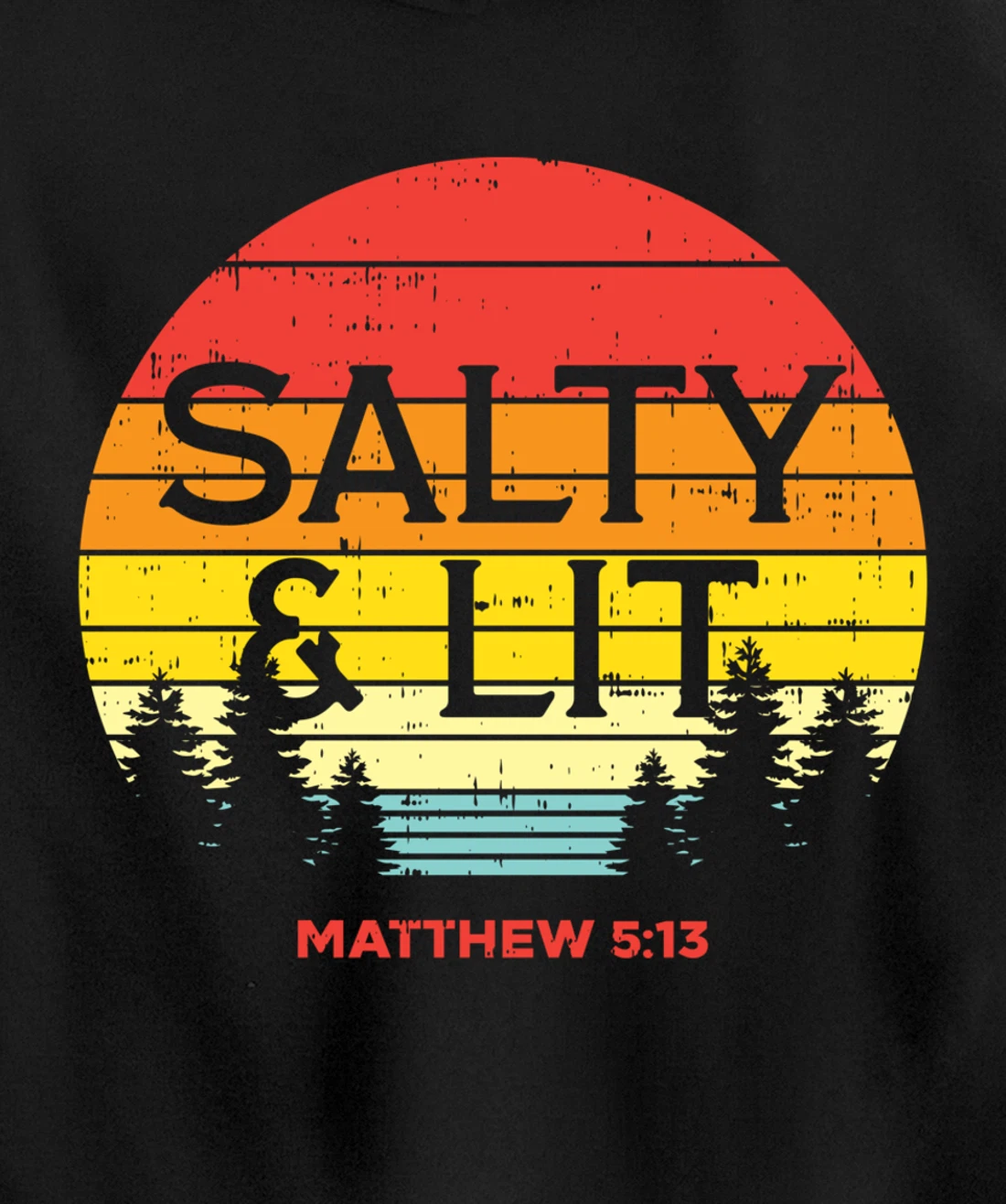 Salty And Lit Matthew 5 13 Bible God Jesus Christian Gift Pullover Hoodie