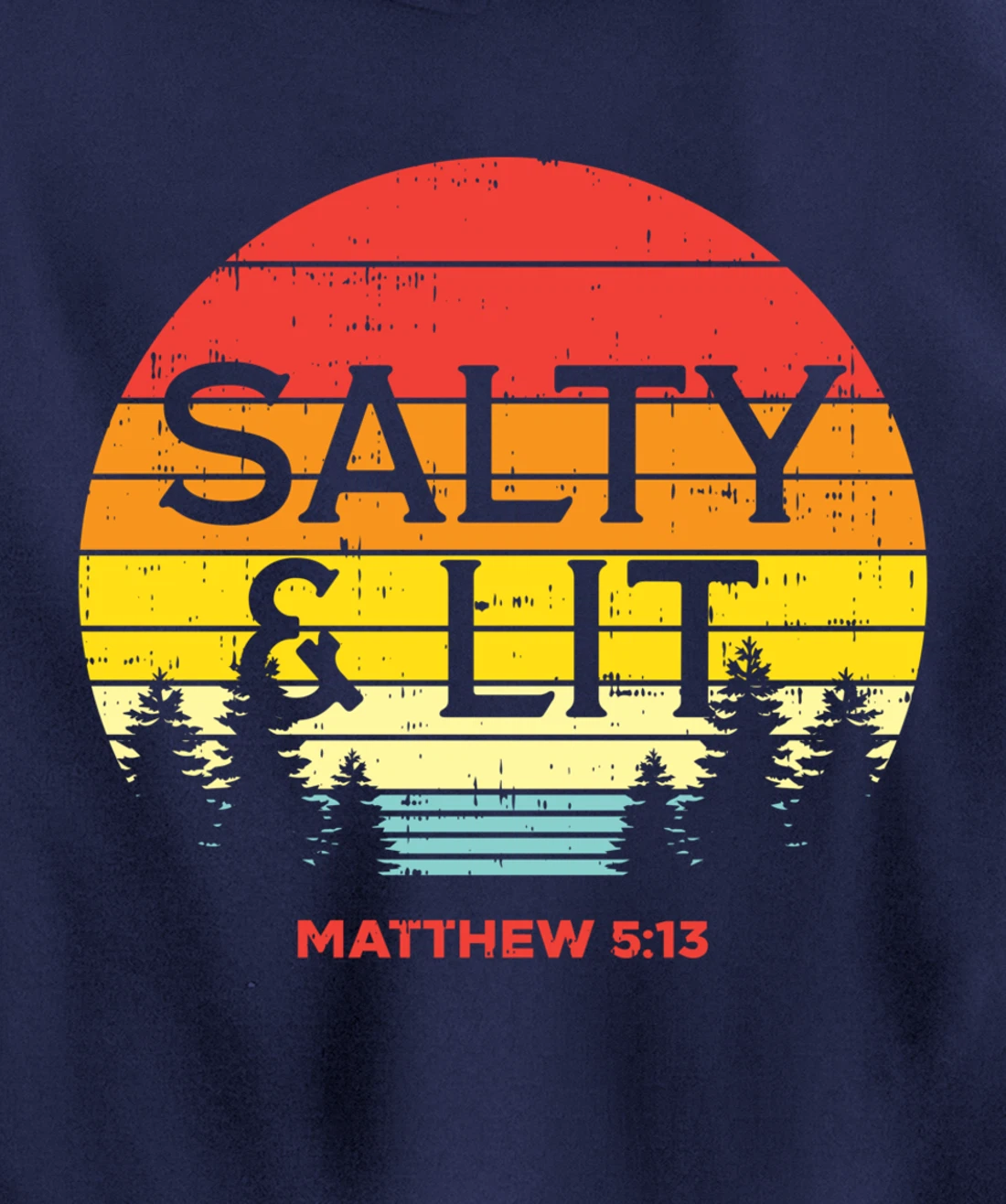 Salty And Lit Matthew 5 13 Bible God Jesus Christian Gift Pullover Hoodie