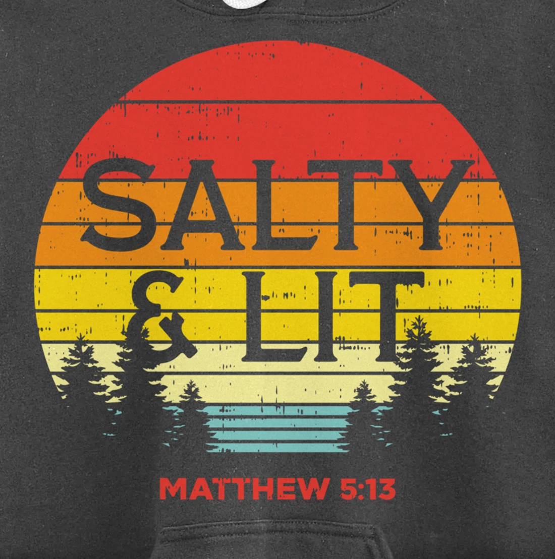 Salty And Lit Matthew 5 13 Bible God Jesus Christian Gift Pullover Hoodie