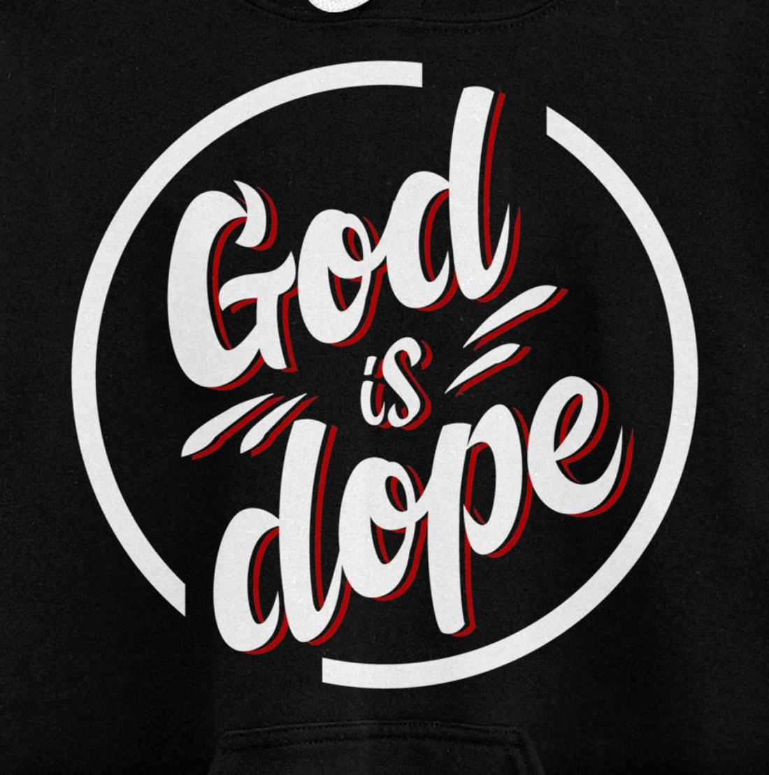 God is Dope Christian Faith Believer Pullover Hoodie