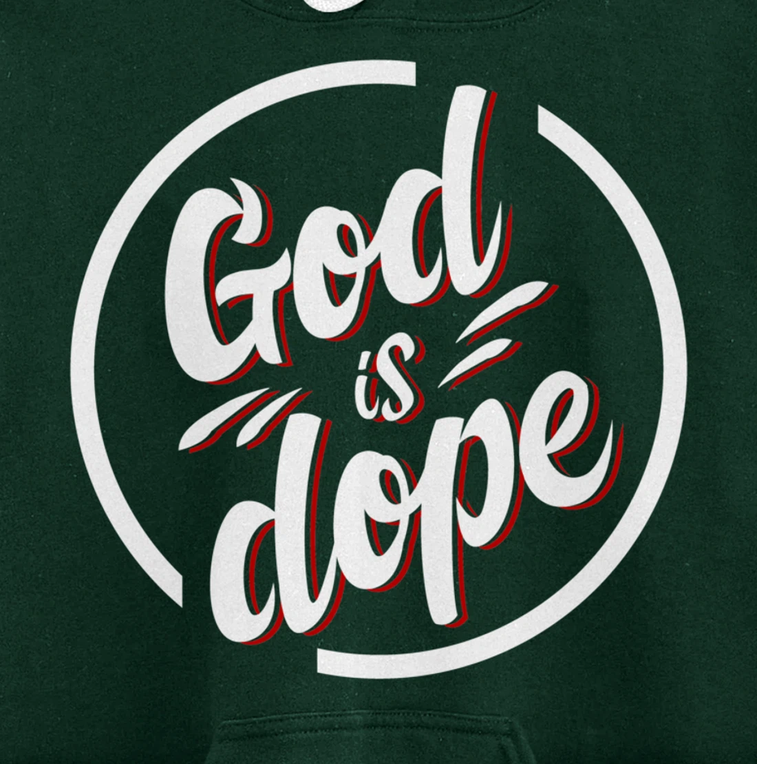 God is Dope Christian Faith Believer Pullover Hoodie