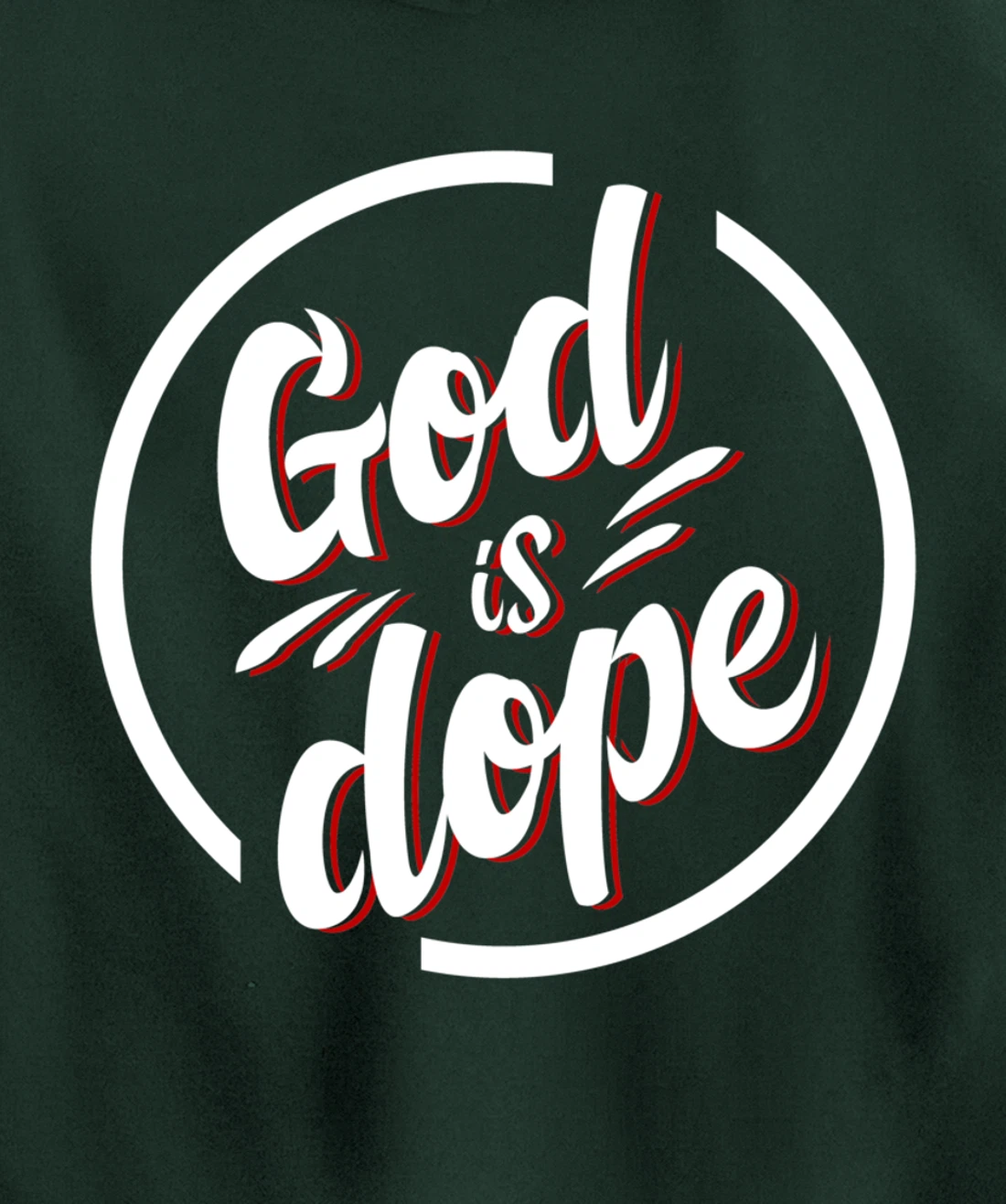 God is Dope Christian Faith Believer Pullover Hoodie