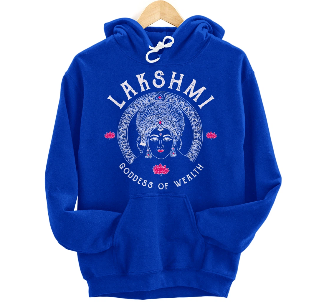 Lakshmi Goddess Wealth Hindu India Tantra Pullover Hoodie