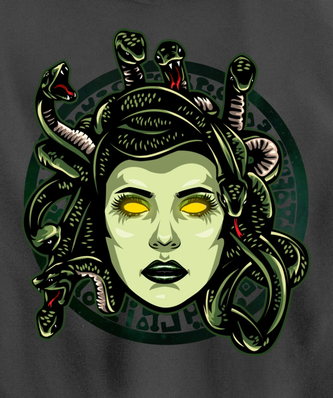 Medusa Ancient Greek Mythology Gift Gods and Monsters Pullover Hoodie