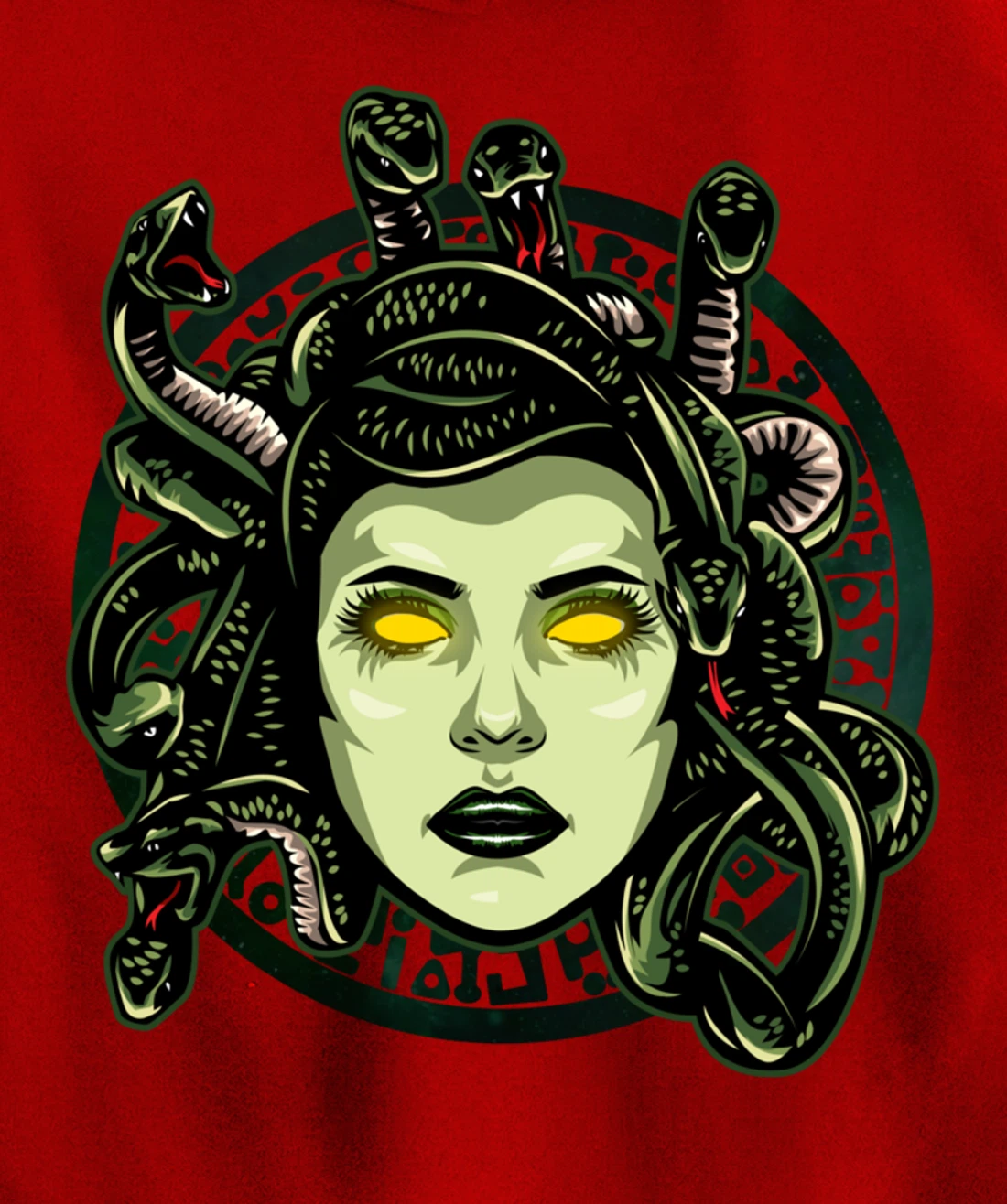 Medusa Ancient Greek Mythology Gift Gods and Monsters Pullover Hoodie