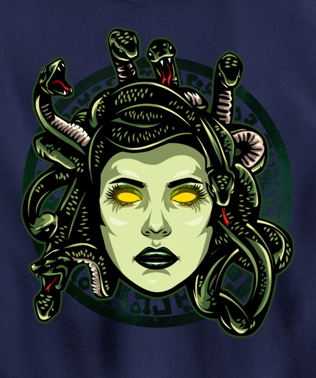 Medusa Ancient Greek Mythology Gift Gods and Monsters Pullover Hoodie