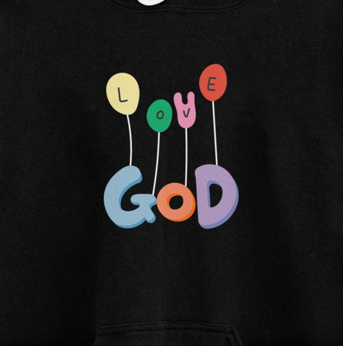 LOVE GOD Pullover Hoodie