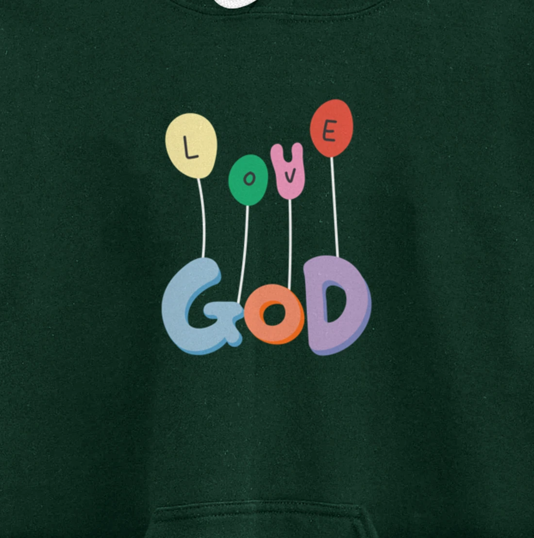 LOVE GOD Pullover Hoodie