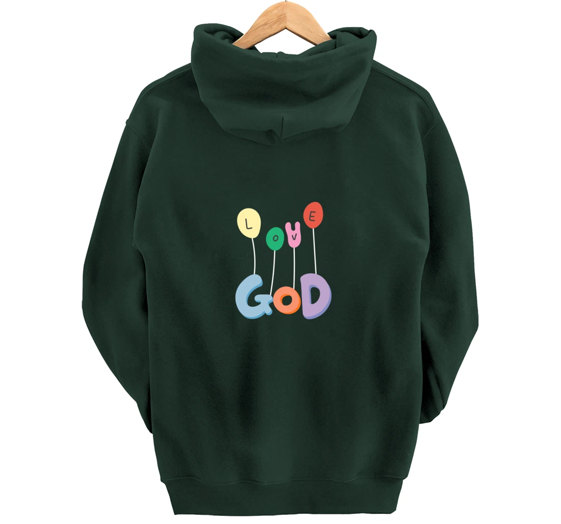 LOVE GOD Pullover Hoodie
