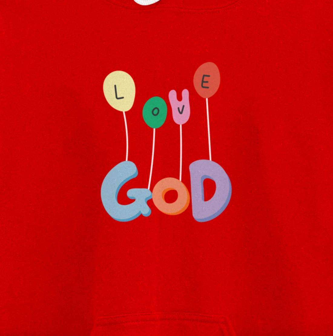 LOVE GOD Pullover Hoodie