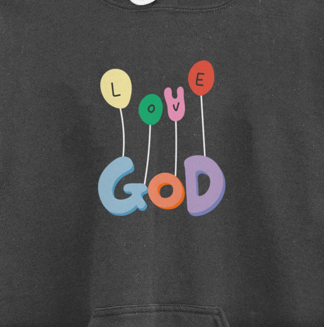 LOVE GOD Pullover Hoodie
